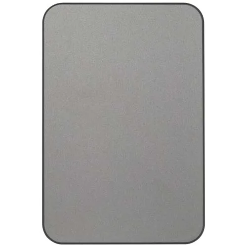 gris metálico Batería externa magnética Avis de 5000 mAh fabricada con aluminio reciclado RCS
