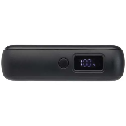 Batería externa para tableta de 10 000 mAh y 35 W con cable tipo C integrado y fabricada con plástico reciclado 