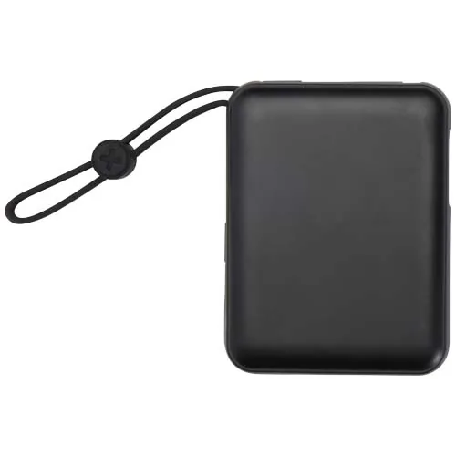 Batería externa para tableta de 10 000 mAh y 35 W con cable tipo C integrado y fabricada con plástico reciclado 