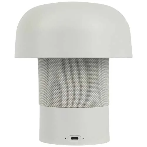 Altavoz portátil y lámpara 