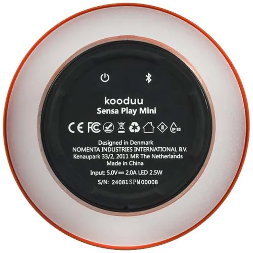 Altavoz portátil y lámpara 