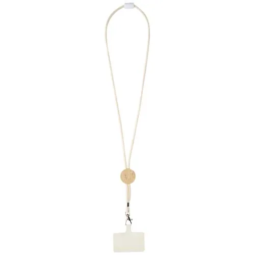 LANYARD PARA SMARTPHONE CON DETALLES DE BAMBÚ 