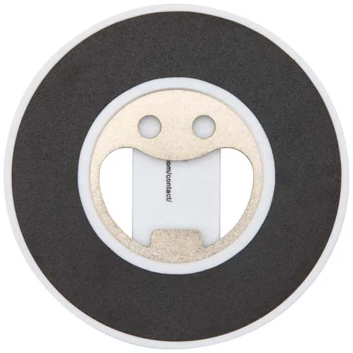 Soporte para teléfono magnético de plástico reciclado con abrebotellas 