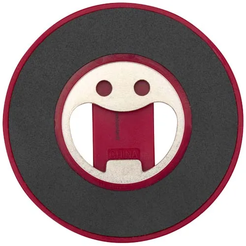 Soporte para teléfono magnético de plástico reciclado con abrebotellas 