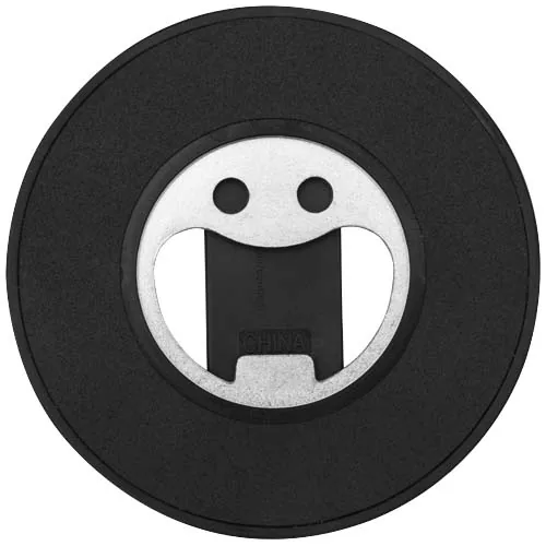 Soporte para teléfono magnético de plástico reciclado con abrebotellas 