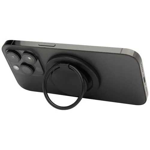 Soporte para teléfono magnético de plástico reciclado con portaanillos 