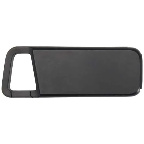 Batería externa de 5000 mAh y 12 W de plástico reciclado resistente al agua con mosquetón 