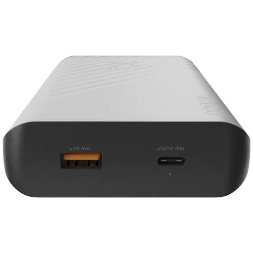 Batería externa solar de 10 000 mAh y 15 W con luz 