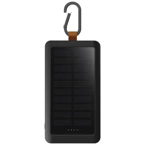Batería externa solar de 10 000 mAh y 15 W con luz 