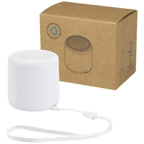 ALTAVOZ INALÁMBRICO BLUETOOTH® DE PLÁSTICO RECICLADO DE 3 W 
