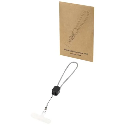 LANYARD DE MUÑECA RECICLADO ARICH RCS CON CABLE DE CARGA TIPO C DE 20 W INTEGRADO