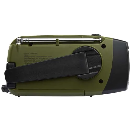 Radio de emergencia RCS de plástico reciclado 