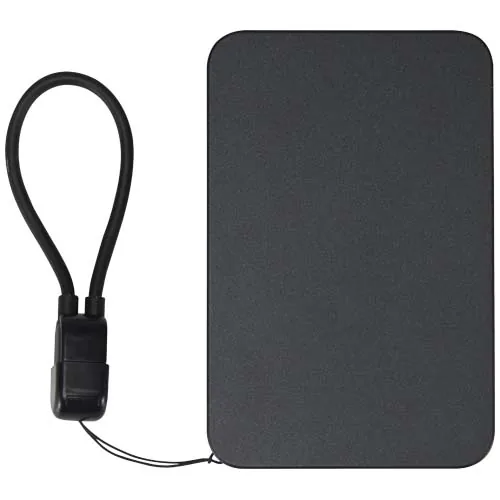 Batería externa magnética SMART de 5000 mAh fabricada con plástico reciclado y con cordón
