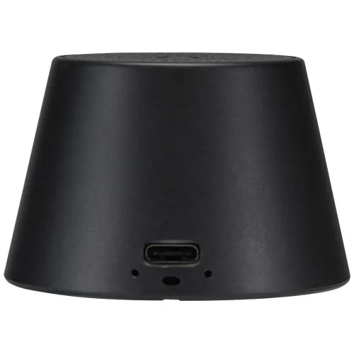 negro intenso Altavoz magnético SMART de 3 W de aluminio reciclado