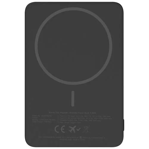 Batería externa inalámbrica de 15 W y 5000 mAh 