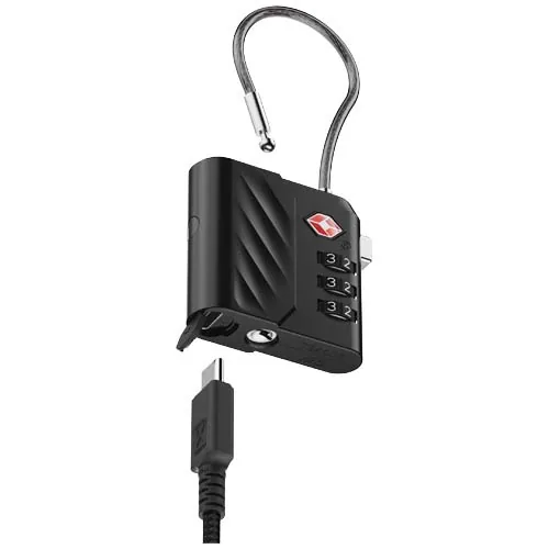 Candado de combinación Xtorm Lock Tag TSA con localizador