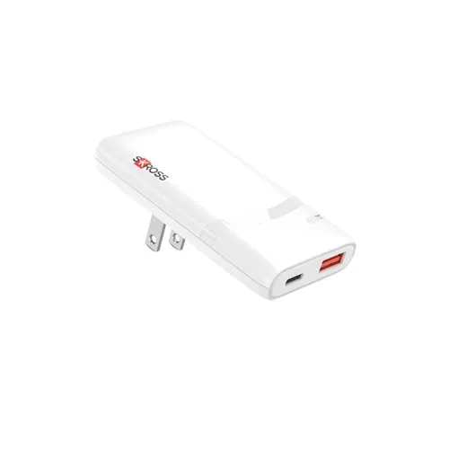 CARGADOR SKROSS® KLIP SLIM DE 65 W CON VARIAS PUNTAS