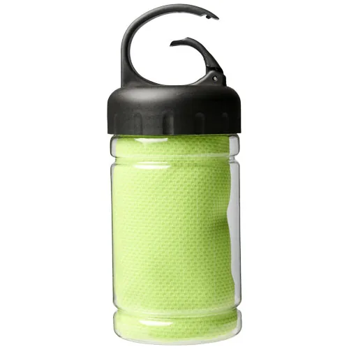 Toalla refrescante en bote de PET 