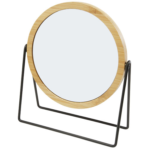 Espejo de pie de bambú 