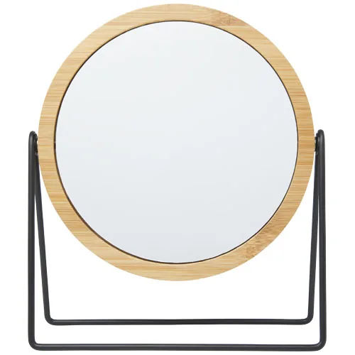 Espejo de pie de bambú 
