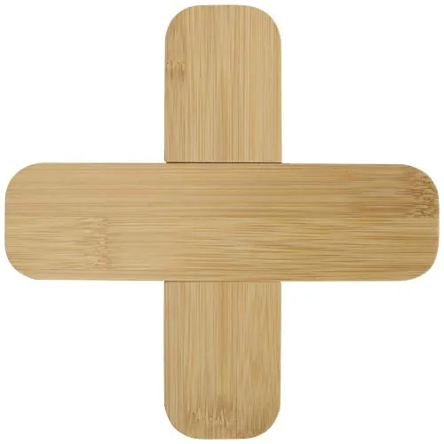 Salvamanteles de bambú grande 