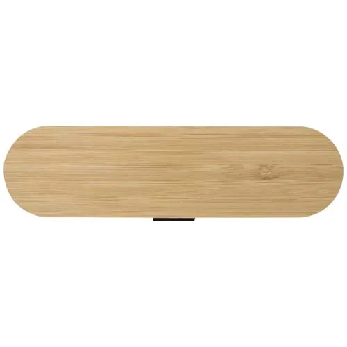 Set de cubiertos con tapa de bambú 