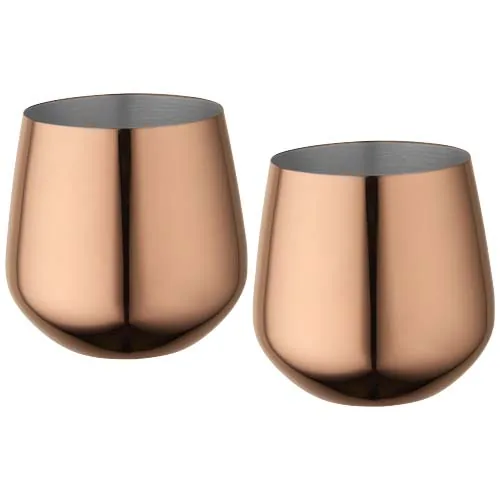 JUEGO DE TAZAS DE ACERO INOXIDABLE CASCADE DE 540 ML