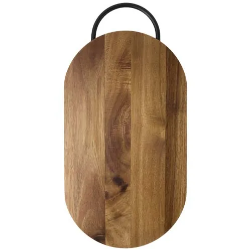 Tabla de cortar de madera de acacia con mango 