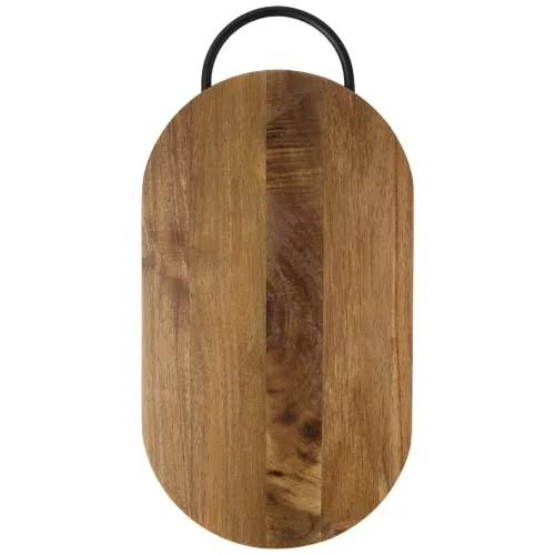 Tabla de cortar de madera de acacia con mango 