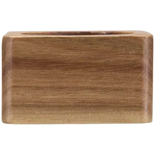 Portapañuelos de madera de acacia de Napora