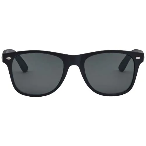 Gafas de sol de bambú con revestimiento en negro 