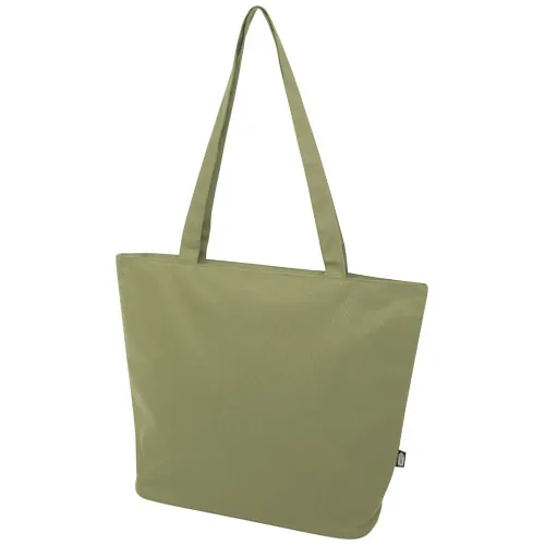 Bolsa Tote con cremallera de material reciclado GRS de 20 l 