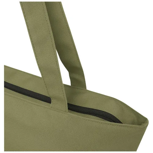 Bolsa Tote con cremallera de material reciclado GRS de 20 l 