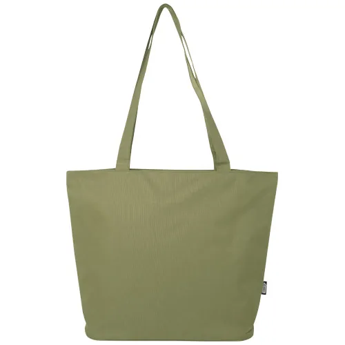 Bolsa Tote con cremallera de material reciclado GRS de 20 l 