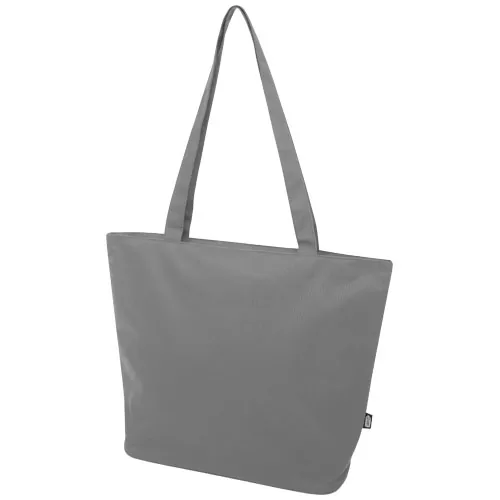 Bolsa Tote con cremallera de material reciclado GRS de 20 l 