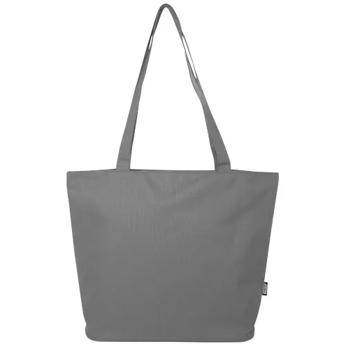 Bolsa Tote con cremallera de material reciclado GRS de 20 l 