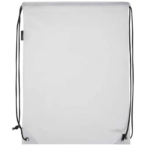 Bolsa de tela sin tejer de material reciclado GRS con cordón de 5 l 