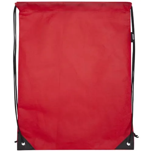 Bolsa de tela sin tejer de material reciclado GRS con cordón de 5 l 