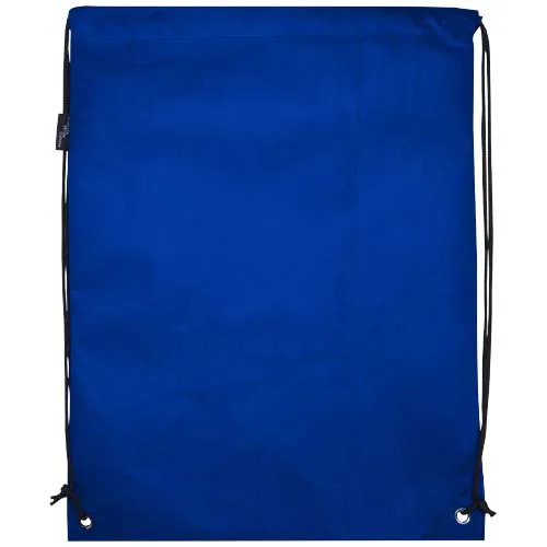 Bolsa de tela sin tejer de material reciclado GRS con cordón de 5 l 