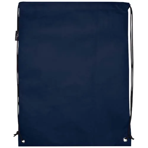 Bolsa de tela sin tejer de material reciclado GRS con cordón de 5 l 