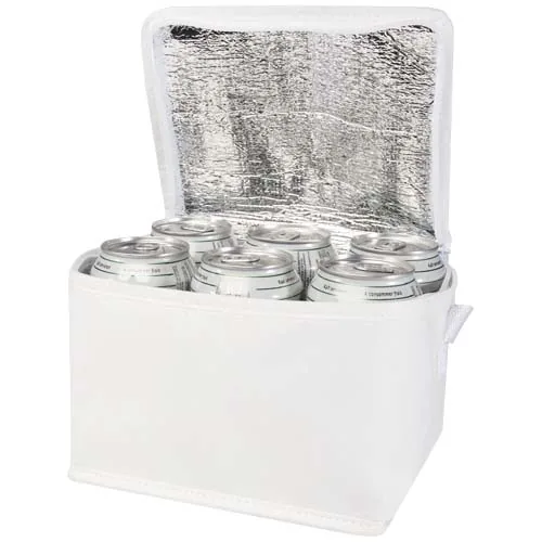 BOLSA ISOTÉRMICA PARA 6 LATAS NO TEJIDA DE MATERIAL RECICLADO GRS DE 4 L 