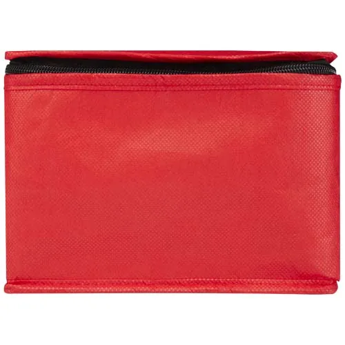 Bolsa isotérmica para 6 latas no tejida de material reciclado GRS de 4 l 