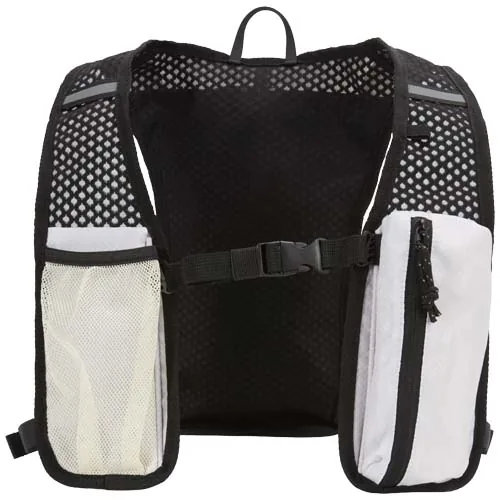 Chaleco de running de material reciclado con certificado GRS y mochila de hidratación de 5 L 