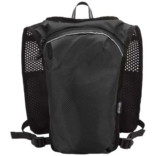 Chaleco de running de material reciclado con certificado GRS y mochila de hidratación de 5 L 