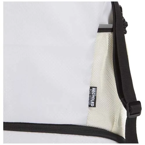 Bolsa deportiva de 18 L con cordón y compartimento inferior de material reciclado con certificado GRS 