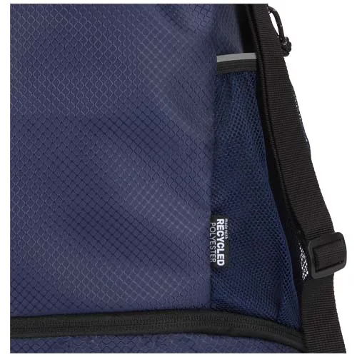 Bolsa deportiva de 18 L con cordón y compartimento inferior de material reciclado con certificado GRS 