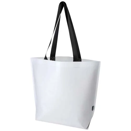 BOLSA TOTE GRAN TAMAÑO DE 30L DE MATERIAL RECICLADO GRS CON DOBLE LAMINADO 