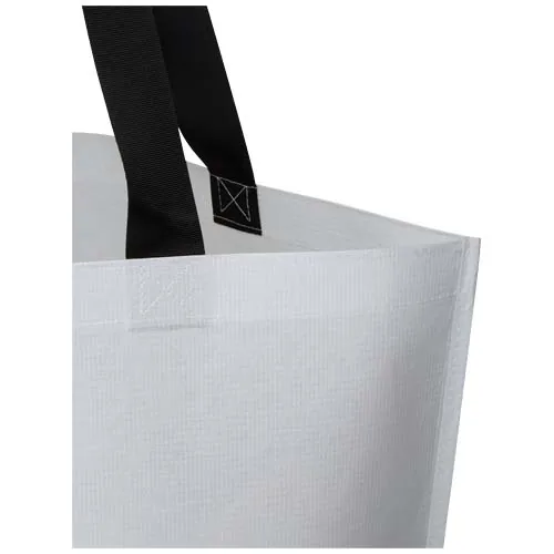 Bolsa Tote gran tamaño de 30l de material reciclado GRS con doble laminado 