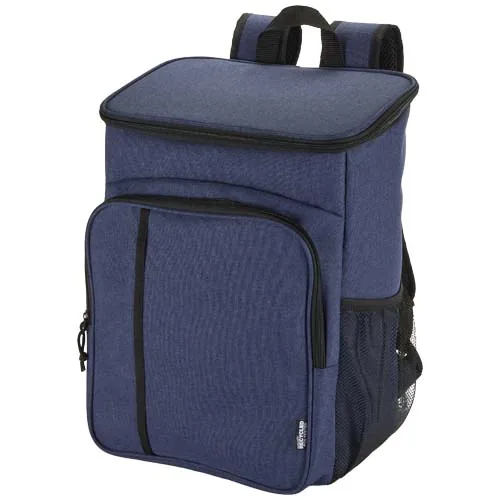 Mochila picnic nevera de 20l con material reciclado GRS incluyendo set de cubiertos 