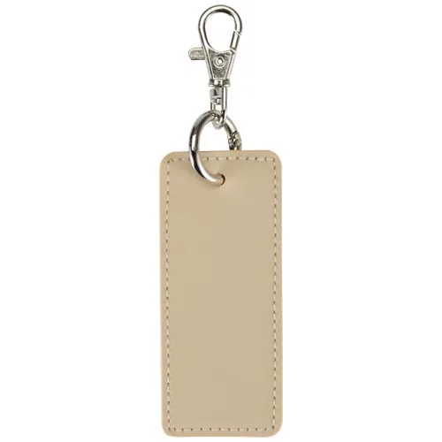 Llavero rectángulo reciclado con certificado GRS 